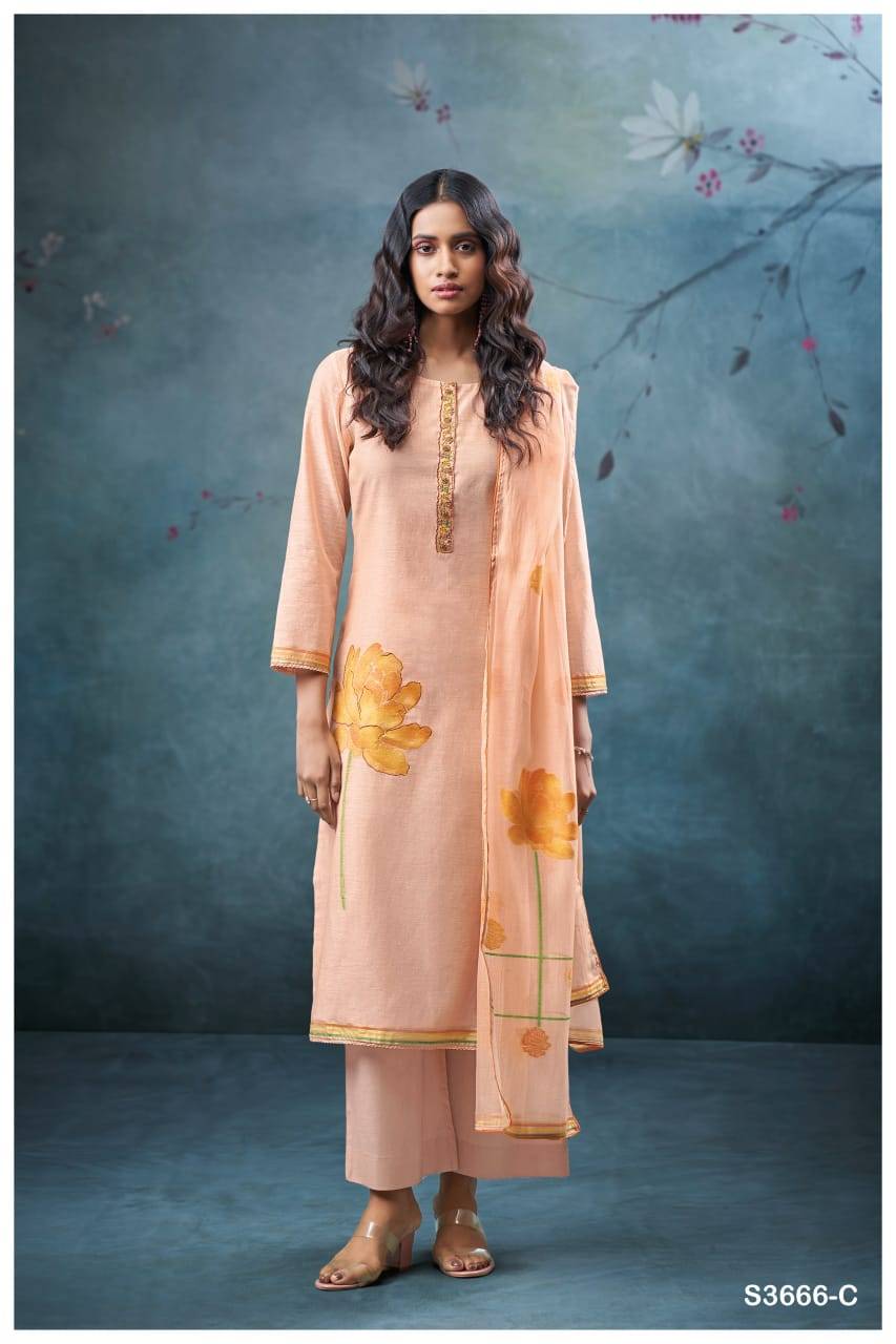 Ganga reva 3666 buy dress materials wholesale